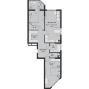 2-х комнатная квартира